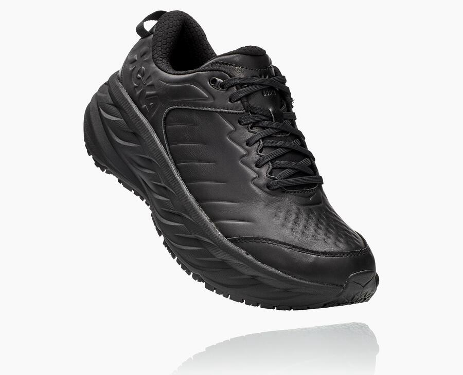 Tenis Hoka One One Hombre Negros - Bondi Sr - RKPW34857